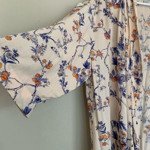 Hinge duster kimono top